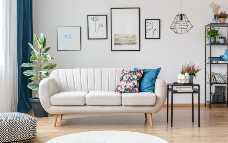 Chọn màu ghế sofa phù hợp với tổng thể phòng khách